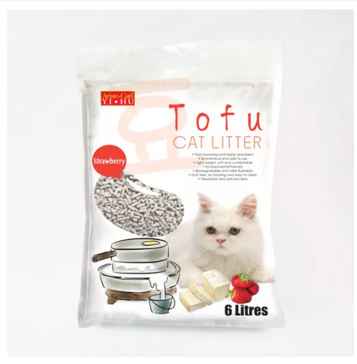 Aristo Cats Tofu STRAWBERRY Cat Litter 6L X6