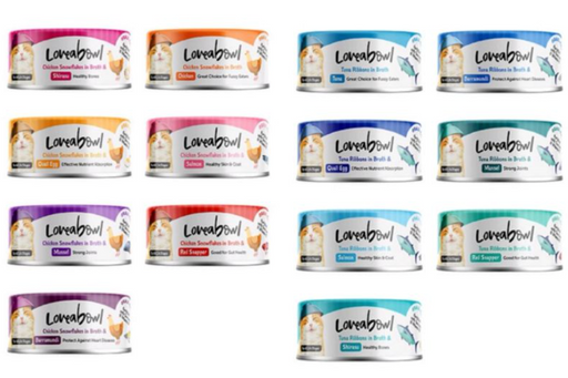 Loveabowl In Broth Wet Cat Food 70g X24