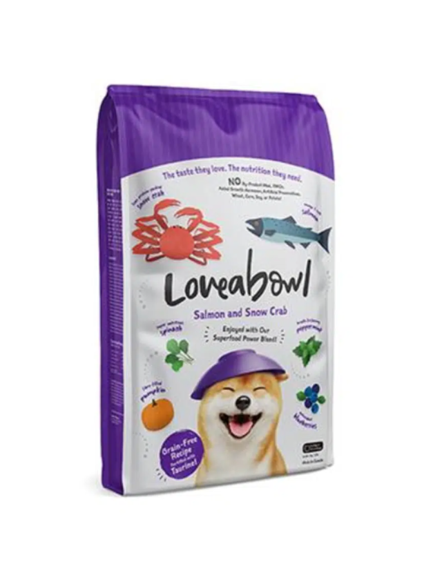 Loveabowl Salmon with Snow Dog Dry Food 10kg