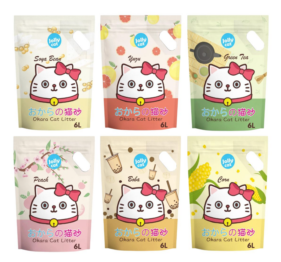 JollyCat Okara Tofu Cat Litter 6L [BUNDLE]