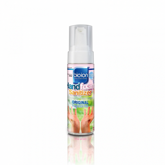 Bioion® Fragrance-Free Hand Foam Sanitizer 80ml