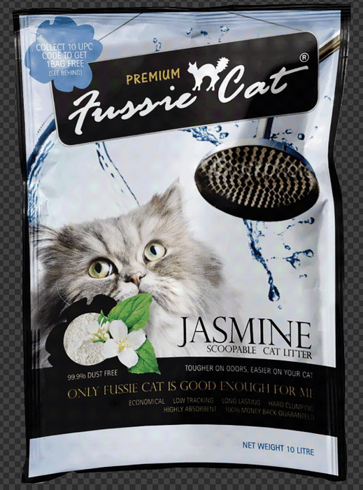 Fussie Cat Bentonite Litter 10L X4