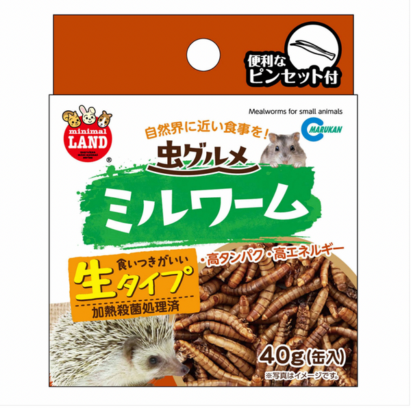 Marukan Mealworms for Small Animals 40g