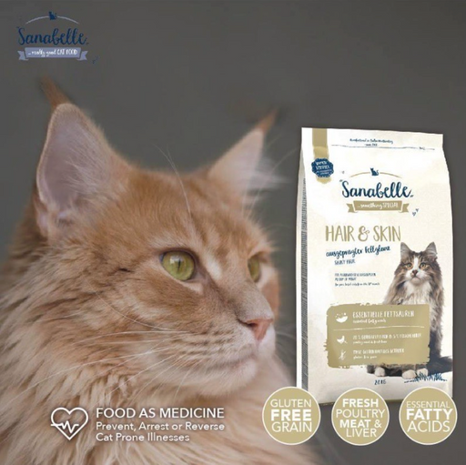 Sanabelle Hair & Skin Cat Dry Food (2 Sizes)