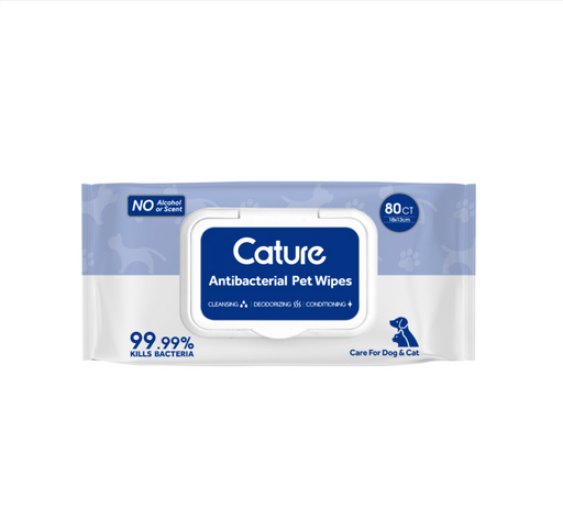 Cature® Anti-Bacterial Pet Wipes