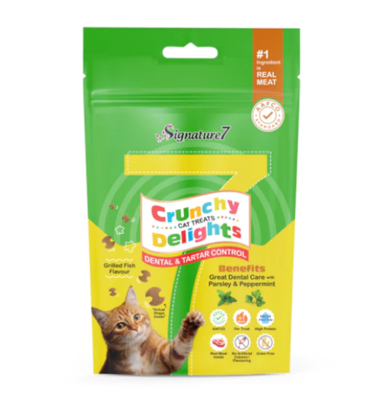 Signature7 Cat Treats Crunchy Delights 50g (5 Types)