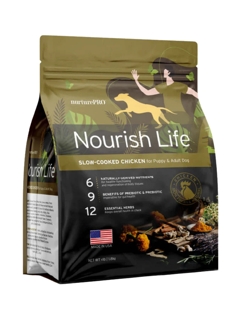 Nurture Pro Nourish Life Chicken Formula for Puppy & Active Adult Dry Dog Food 300g