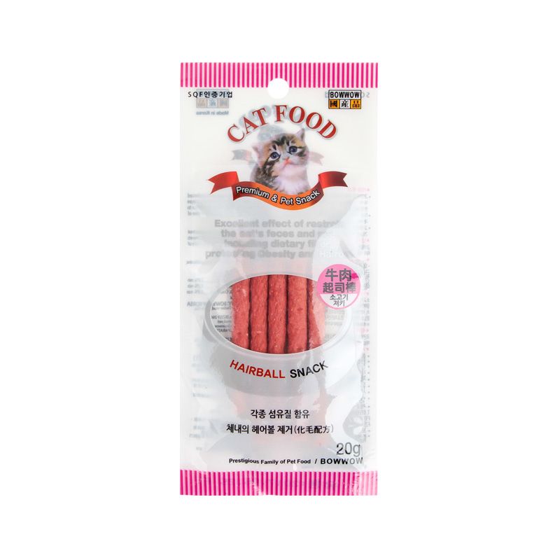 Bow Wow Beef Jerky Cat Treat 20g