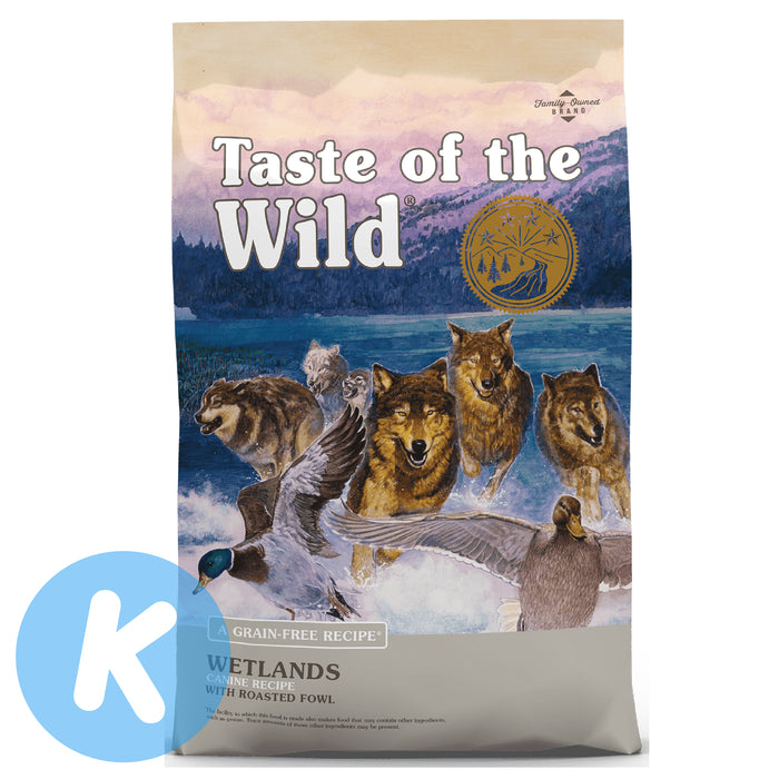 Taste Of The Wild - Wetlands Canine Roasted Fowl Dry Dog Food 12.2kg