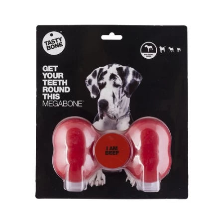 Tasty Bone Mega Nylon Chew Bone For Giant Dog Beef