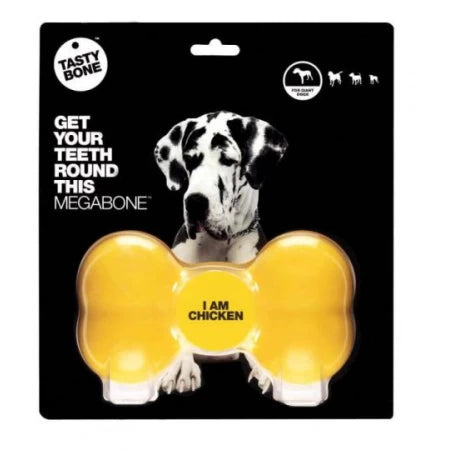Tasty Bone Mega Nylon Chew Bone For Giant Dog Chicken
