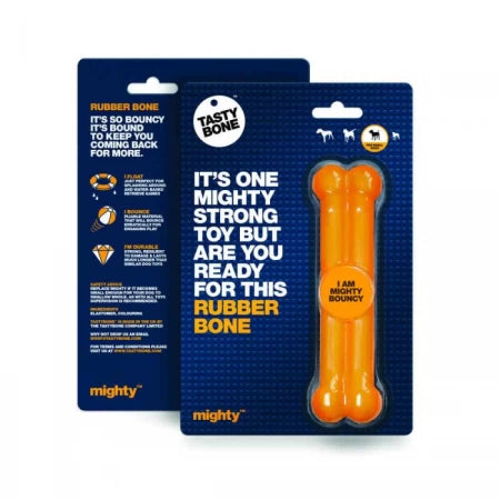 Tasty Bone Mighty Rubber Small Bone For Small Dog