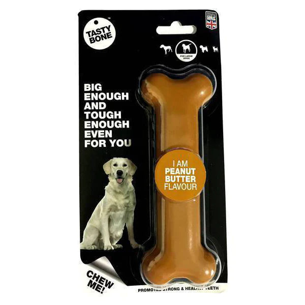 Tasty Bone Nylon Bone Peanut Butter - Large
