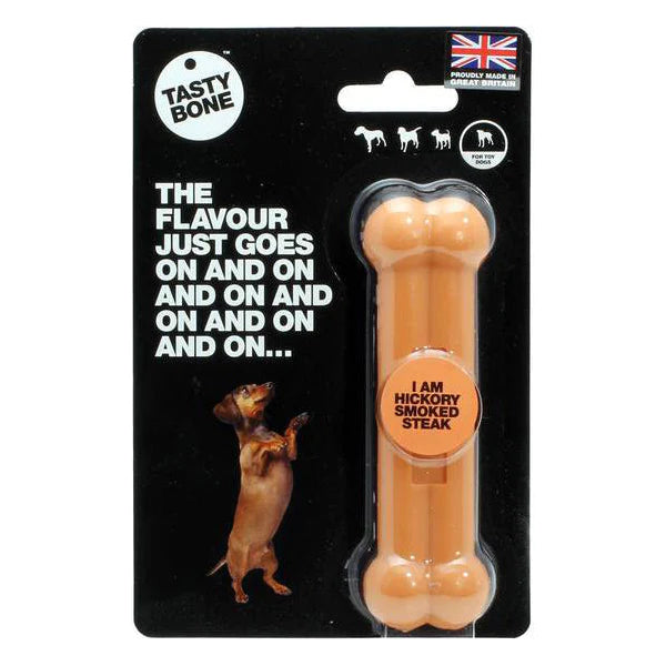 Tasty Bone Nylon Bone Hickory Smoked Steak - Toy