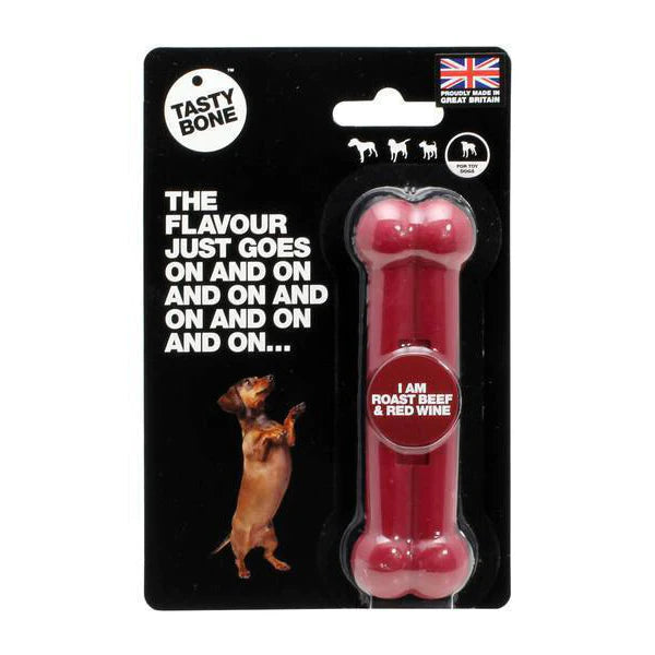 Tasty Bone Nylon Bone Roast Beef & Red Wine - Toy