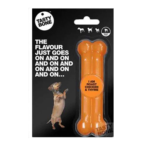 Tasty Bone Nylon Bone Roast Chicken & Thyme - Toy