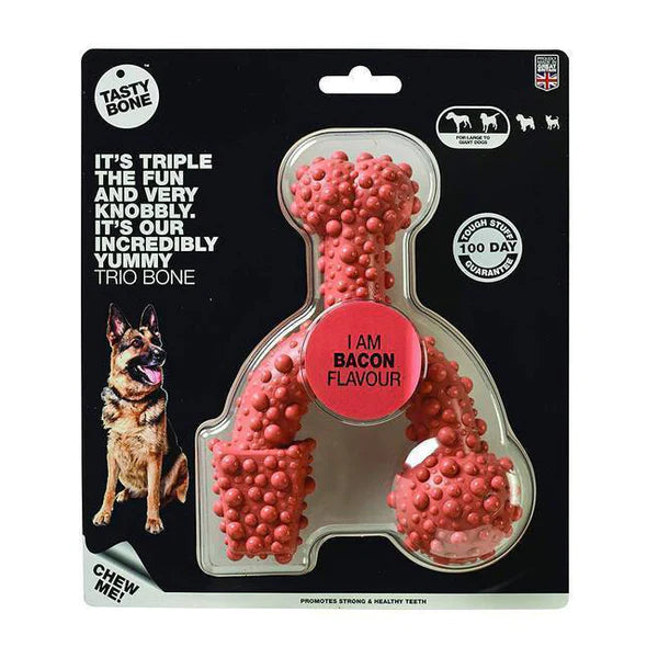 Tasty Bone Trio Bone Bacon - Large