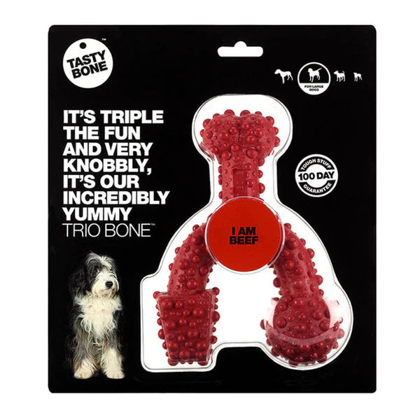 Tasty Bone Trio Bone Beef - Toy
