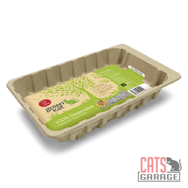 Green Kat [Disposable Paper Tray + 3L Litter]
