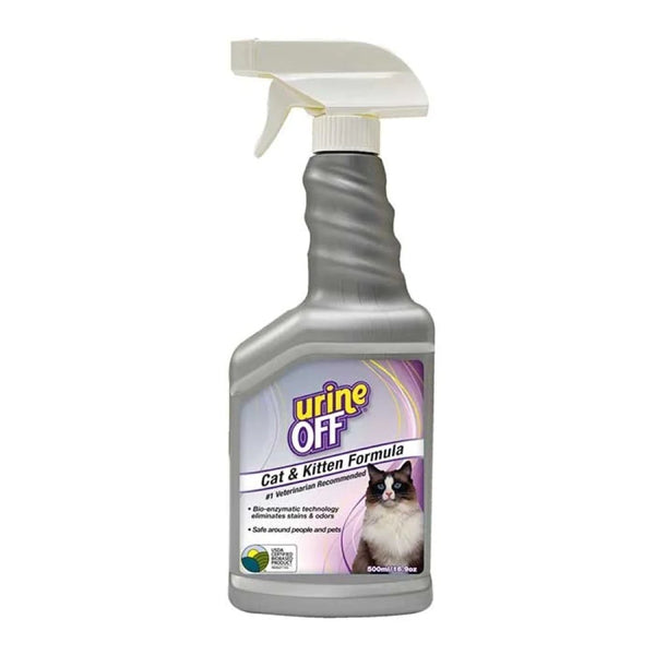 Urine Off Cat & Kitten Stain & Odor Remover Spray 500ml