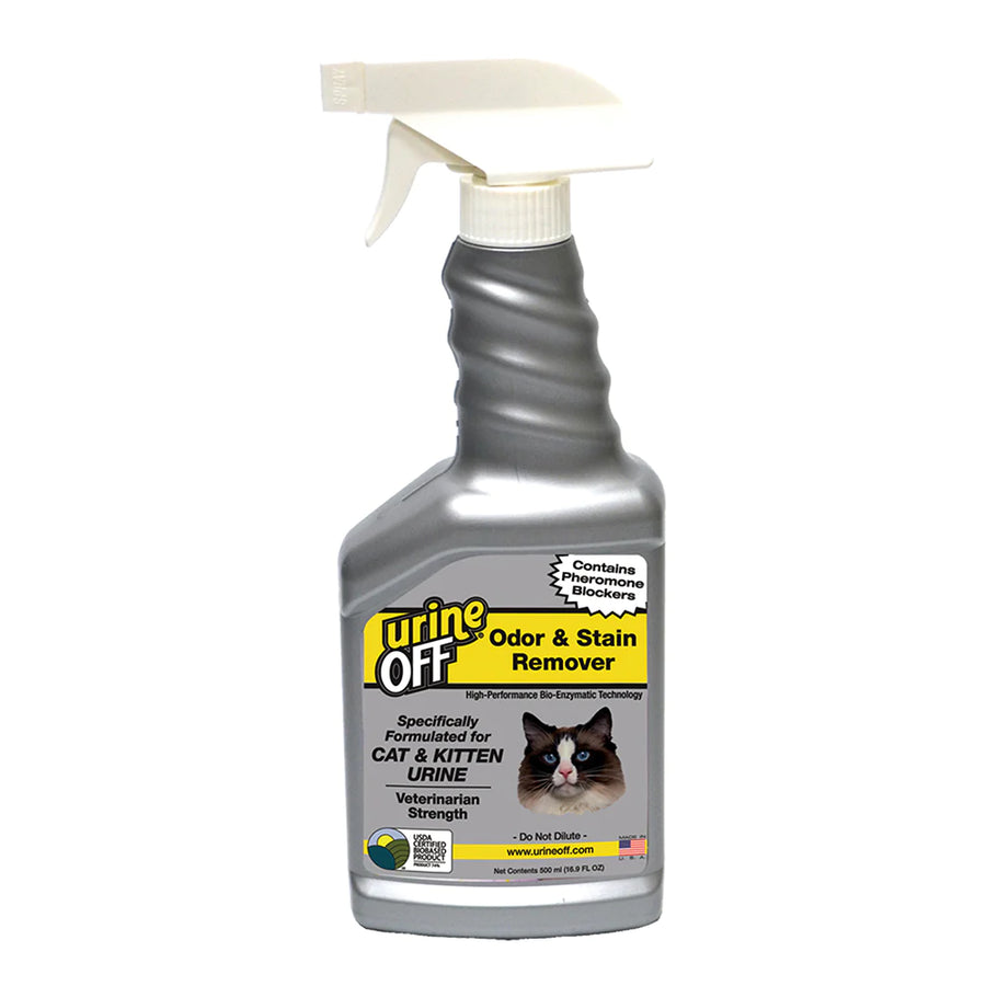 Urine Off Veterinarian Strength Cat & Kitten Odor & Stain Remover (2 Sizes)