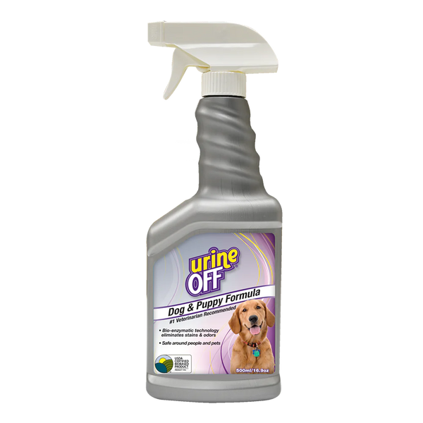 Urine Off Dog & Puppy Stain & Odor Remover Spray 500ml