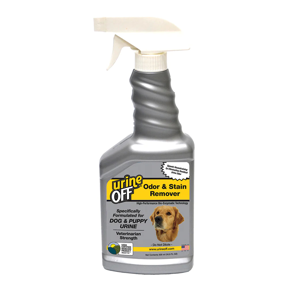 Urine Off Veterinarian Strength Dog & Puppy Odor & Stain Remover (2 Sizes)