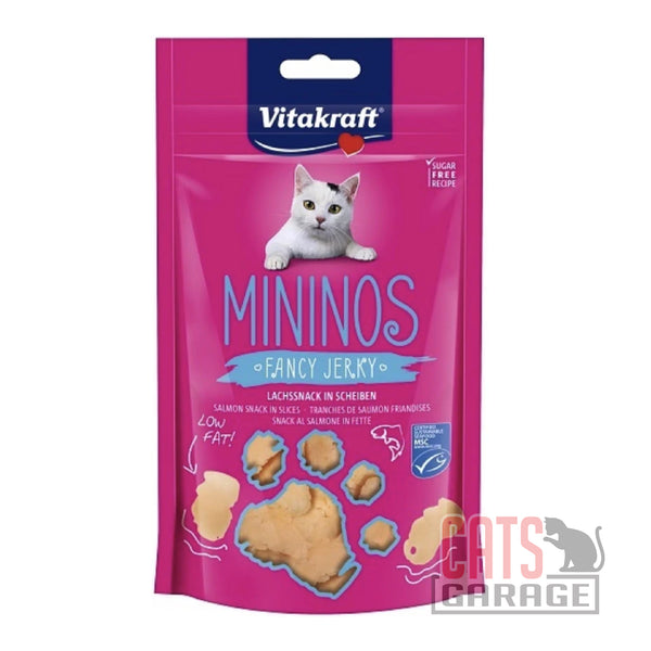 Vitakraft Mininos Salmon Fancy Jerky 40g  X12