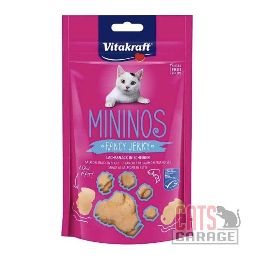 Vitakraft Mininos Salmon Fancy Jerky 40g  X12