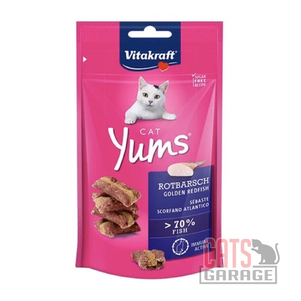 Vitakraft Cat Yums Golden Redfish 40g X9