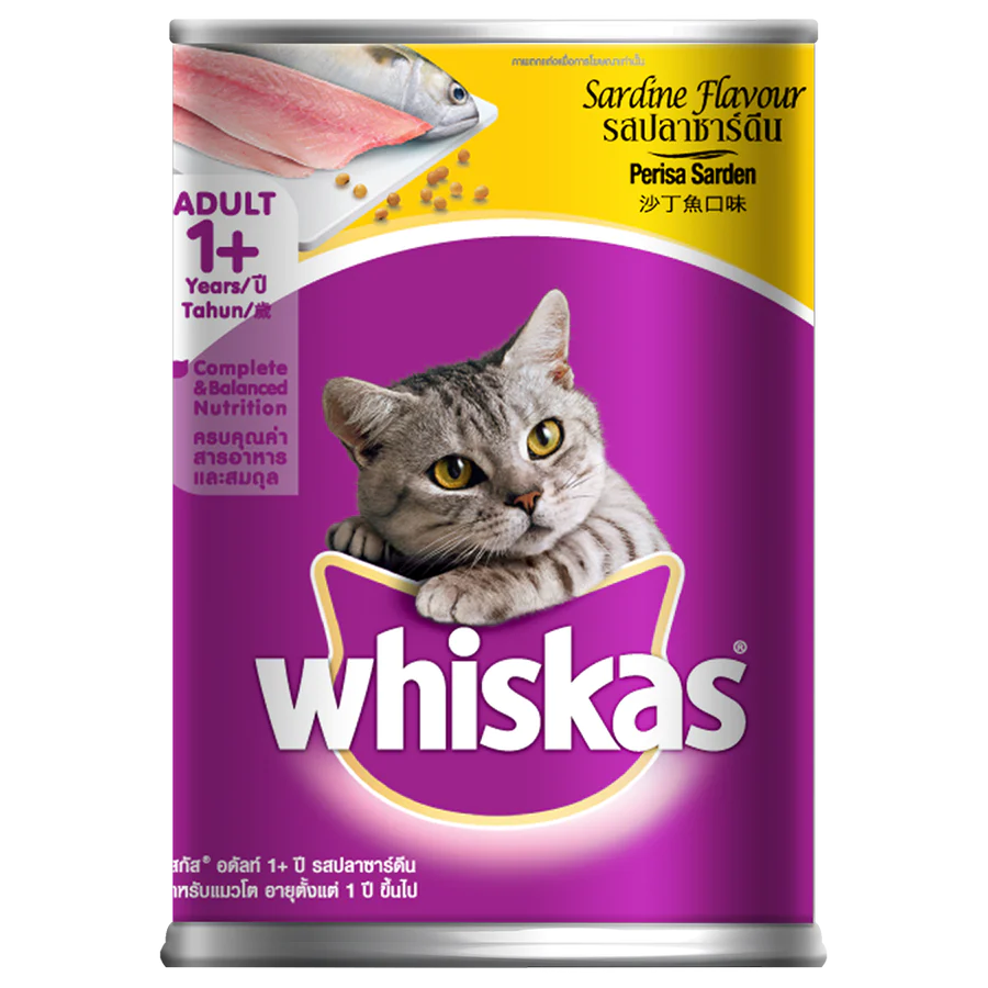 Whiskas Sardine Cat Wet Food 400g X24