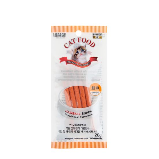 Bow Wow Salmon Jerky Slice Cat Treat 20g