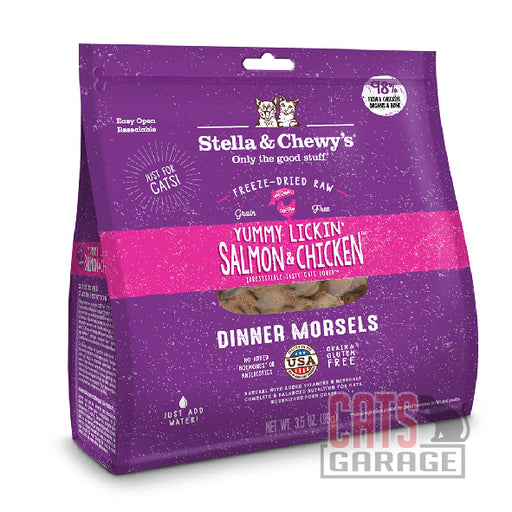 Stella & Chewy's - Dinner Morsels / Yummy Lickin' Salmon & Chicken (2 Sizes)