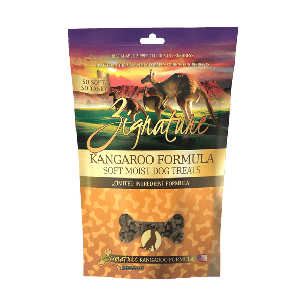 Zignature Kangaroo Formula Soft Moist Dog Treats 113g
