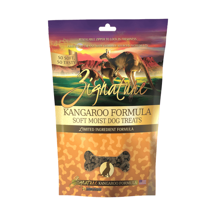 Zignature Kangaroo Formula Soft Moist Dog Treats 113g