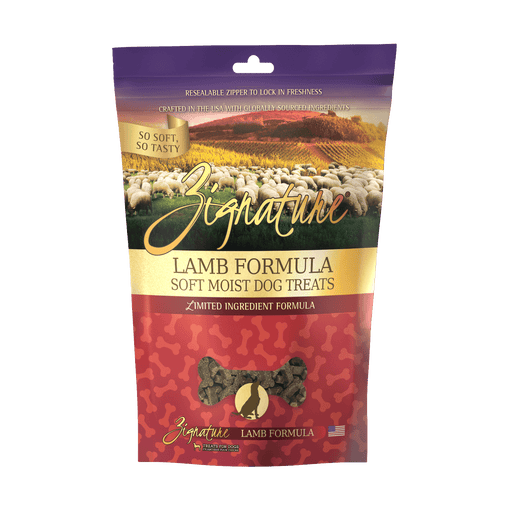 Zignature Lamb Formula Soft Moist Dog Treats 113g