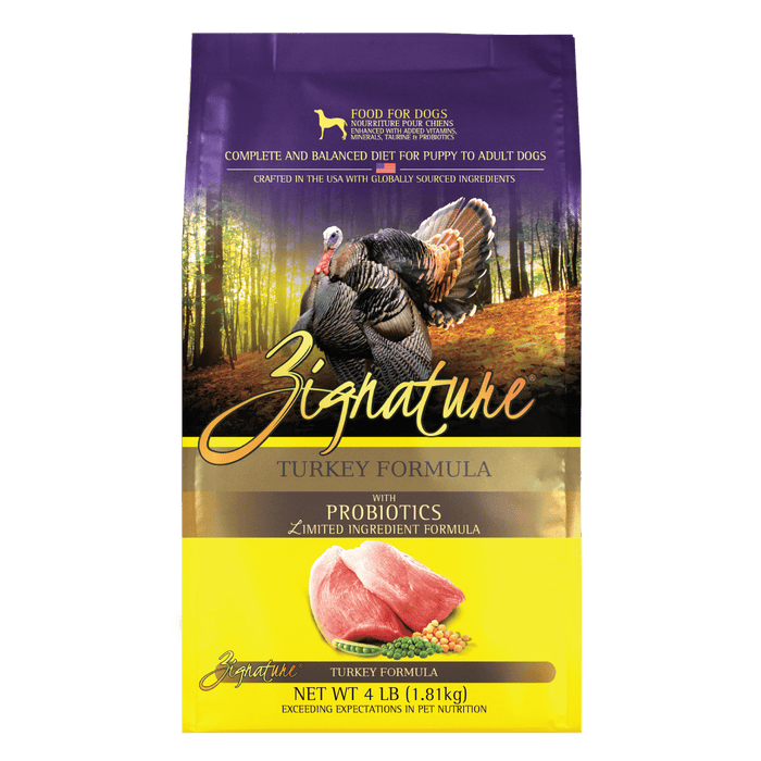 Zignature Turkey Formula Dog Dry Food (3 Sizes)