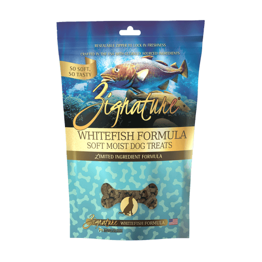 Zignature Whitefish Formula Soft Moist Dog Treats 113g