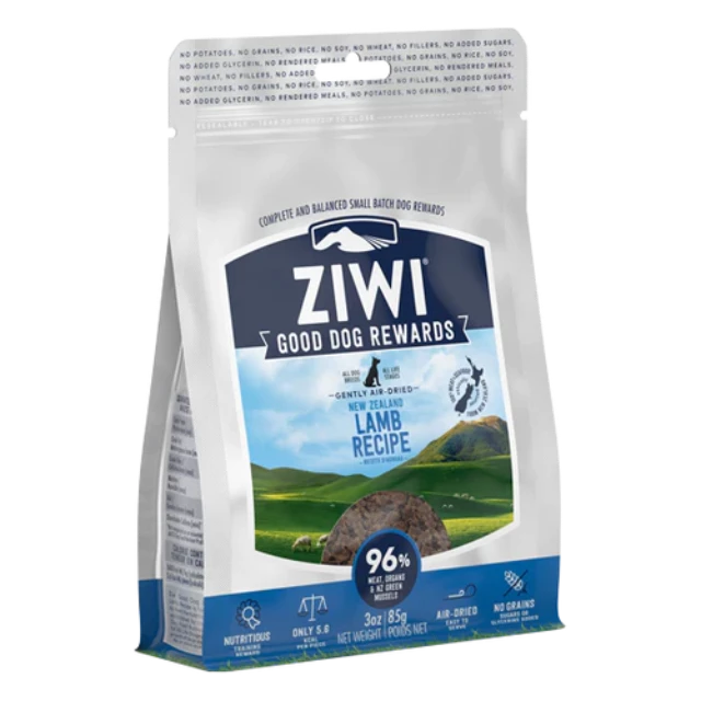 Ziwi Peak Good Dog Rewards Air Dried Lamb Recipe Dog Food 85g