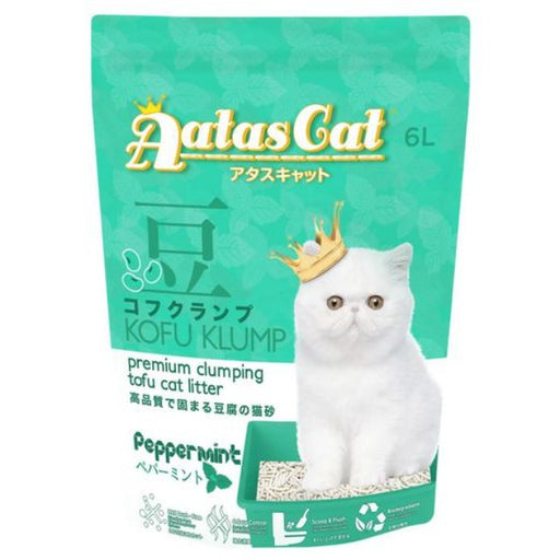 AATAS CAT Kofu Klump Tofu Litter PEPPERMINT Cat Litter 6L