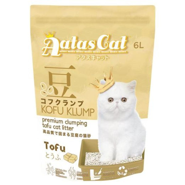 AATAS CAT Kofu Klump Tofu Litter ORIGINAL Cat Litter 6L X6