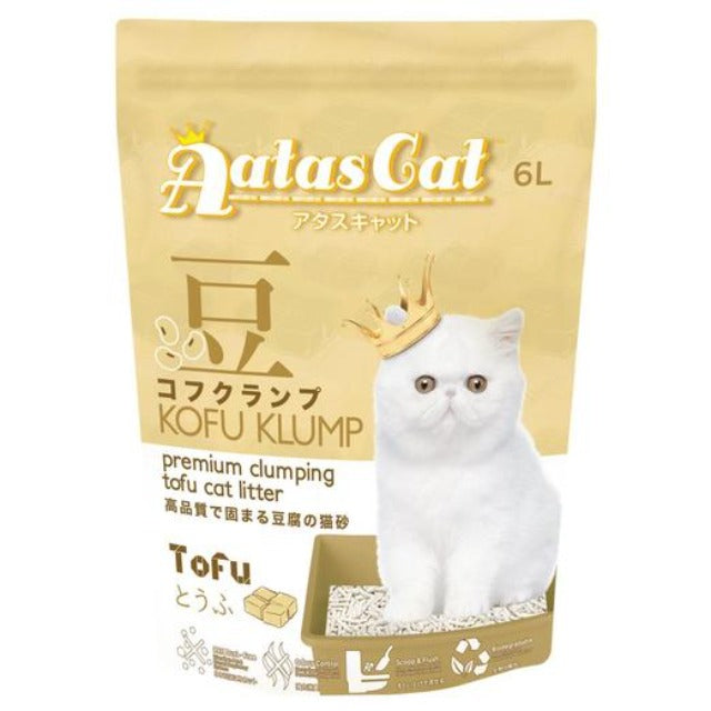 AATAS CAT Kofu Klump Tofu Litter ORIGINAL Cat Litter 6L X6