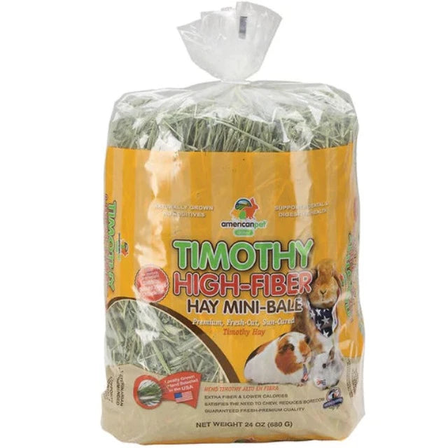 American Pet Timothy High Fiber Hay (2 Sizes)
