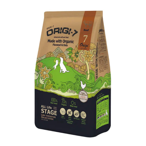 Bow Wow Origi-7 Beef Air-Dried Soft Dry Dog Food 1.2kg