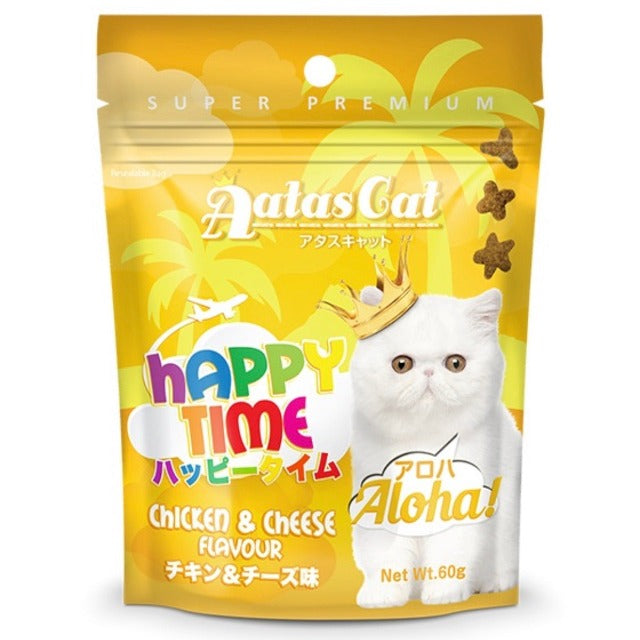 AATAS CAT Happy Time Flavour Cat Treats 60g | BUNDLE