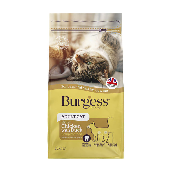Burgess Cat Dry Food 1.5kg