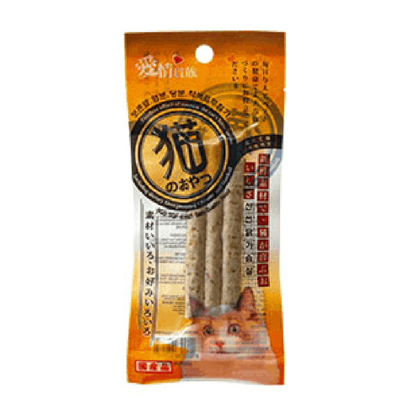 Bow Wow Chicken and Scallop Jerky Treats for Cats 20g