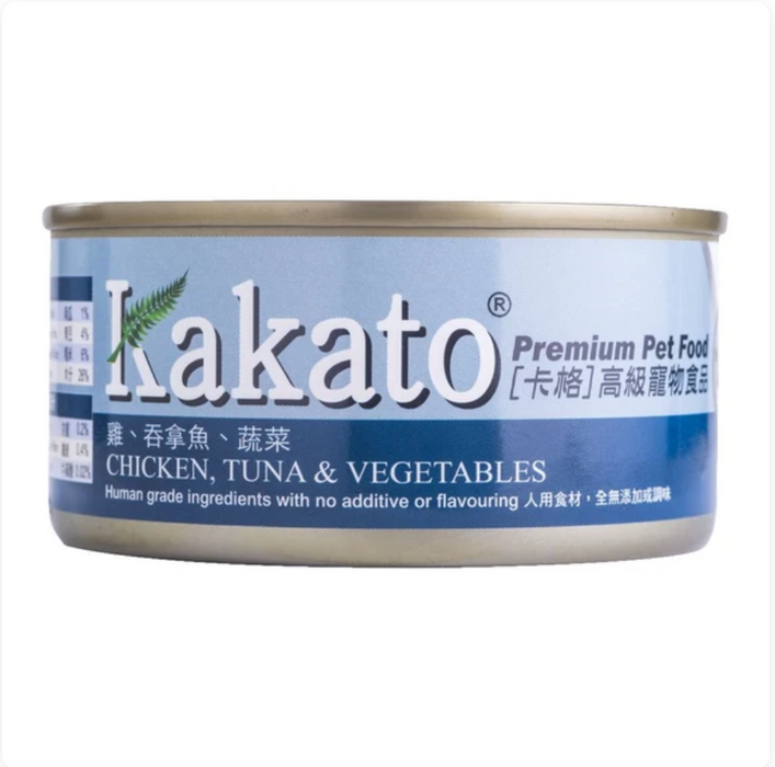 Kakato Chicken Cat & Dog Wet Food 170g X48