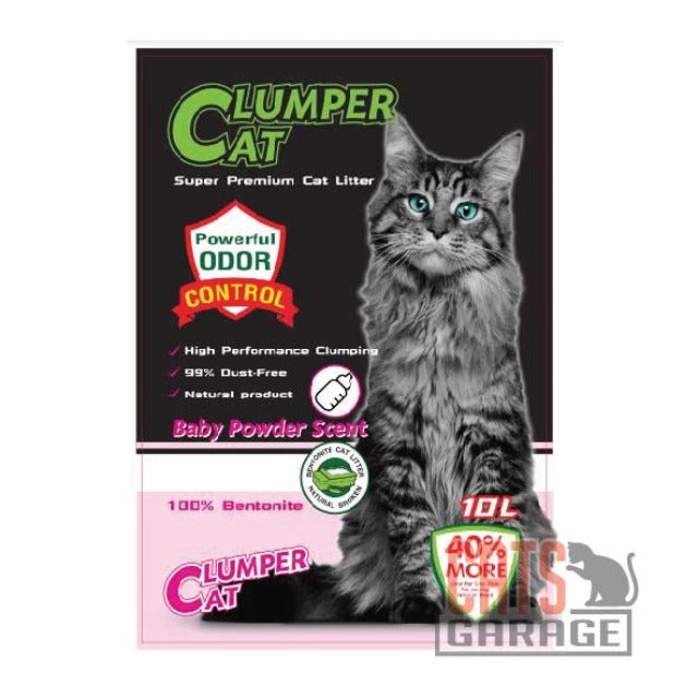 Clumper Cat BABY POWDER Bentonite Litter 10L