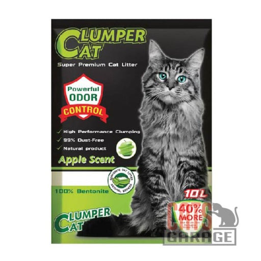 Clumper Cat APPLE Scent Bentonite Litter 10L